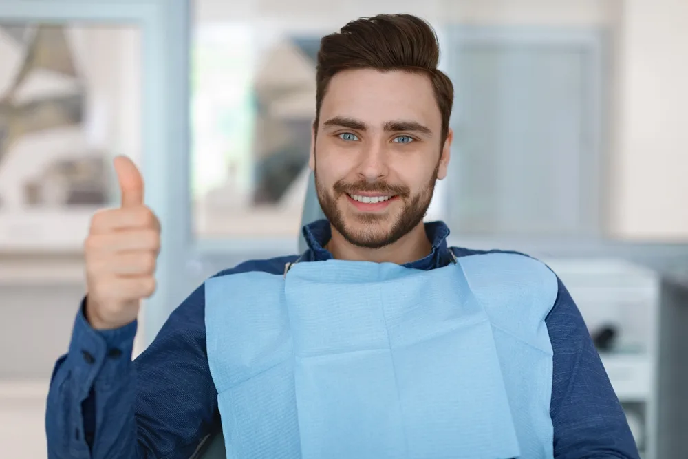 Patient at Dental Checkup - Volterra Dental Comprehensive and Aesthetic Dentistry