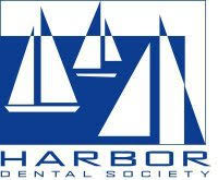 Harbor Dental Society Logo - Volterra Dental Comprehensive and Aesthetic Dentistry Blue logo with three white sailboats above the text Harbor Dental Society - Volterra Dental Comprehensive and Aesthetic Dentistry